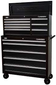 Husky Mechanics 41 In 13 Drawer Tool Chest And Rolling Tool Cabinet Set Black Tool Chest Tool Cabinet Drawers