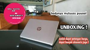 Unboxing Laptop Dibawah 5 Juta Hp 14s Dk0024au Youtube
