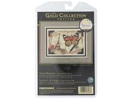 The gold collection kits are wonderfully detailed with full and half cross stitches. Dimensions Cross Stitch Kit 7x5 Travel Memories Createforless