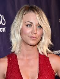 On the other side of the spectrum is kaley cuoco. Kaley Cuoco Medium Wavy Cut Kaley Cuoco Hair Lookbook Stylebistro