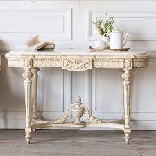 Clanbay ll solid bedroom living room side table 37x42.5cm kalan antique gold. Antique Occasional Table With Inset Marble Tovn21027 Eloquence Marblecoffeetables European Living Room Furniture Antique Side Table Furniture