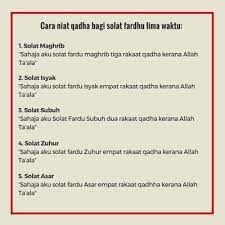 Dalam hadis ini nabi saw solat asr dulu sebelum solat maghrib. Cara Qadha Solat Fardhu Yang Ditinggalkan