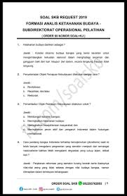 Kisi kisi soal skb kesehatan umum untuk perawat dan bidan soal host terbaru cpns 2020. Ssr Analis Ketahanan Budaya Materi Skb Casn No 1 Facebook