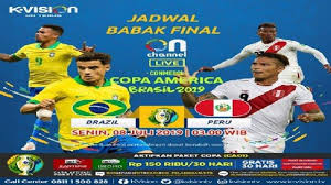 Assistir brasil x alemanha ao vivo vôlei hd 22/06/2021. Live Kvision Tv Jadwal Siaran Langsung Brazil Vs Peru Di Final Copa America 2019 Di Brasil Banjarmasin Post