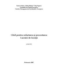 Capitolul i deficiena de auz. Curs Ghid Pentru Redactarea Si Prezentarea Lucrarii De Licenta Contabilitate 59923