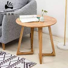 Vasagle industrial nesting tables, set of 2 side tables, end tables with raised edges, coffee tables for living room, rustic brown and black ulnt222b01 4.8 out of 5 stars 151 $71.99 $ 71. China Nordic Home Hotel Furniture Mdf Veneer Wooded Round Side Table Coffee Table China Solid Wood Side Table Wooden Side Table