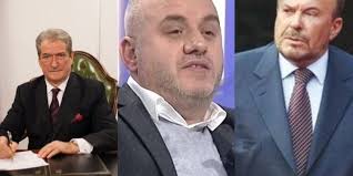 Albania's rivals azem hajdari among supporters. Berisha Nano Tirananews