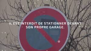 Il Est Interdit Aux Automobilistes De Stationner Devant Leur Garage