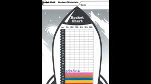 Organizing With The Rocket Math Chart