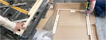 Making a frame for canvas artwork involves fitting together four stretcher bars, gluing or reinf. How To Make An Easy Large Wood Canvas Frame For 3 Dream Design Diy