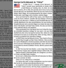Obituary for George Curtis McLeod