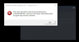 Заходим в aoe 2de\steamapps\common\aoe2de 4. Aoeurlinstaller Steam Exe Vcruntime140 1 Dll Error Ii Report A Bug Age Of Empires Forum