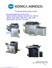 High traffic documents are not problem at all for konica minolta bizhub c350 as basically the all in one machine is designed for that. Konica Minolta Bizhub C252 Manuals Manualslib