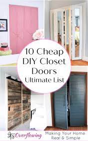 10 Cheap Diy Closet Doors That Can Make A Big Impact Diy Closet Doors Diy Closet Modern Closet Doors