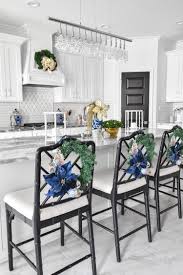 Chair decoration ideas for christmas. Christmas Kitchen Decor Ideas Monica Wants It