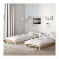 Neiden Bed Frame Pine Birch Luroy Twin Ikea Ikea Twin Bed Twin Bed Frame Ikea Bed