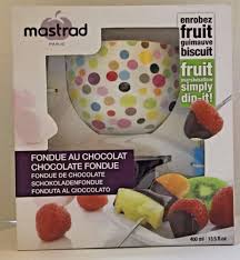 Mastrad Ceramic Fondue Set Chocolate Cheese Choice Of Colors Mastrad Chocolate Cheese Ceramics