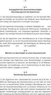 Das wohnrecht ist nach § 1093 bgb eine dienstbarkeit. Mustervertrag Nach 31 Ff Des Wohnungseigentumsgesetzes Vom Bgbl I S 175 H I N W E I S Pdf Kostenfreier Download