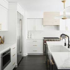 black island with white cabinets design