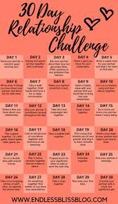30 Day Relationship Challenge Amor Y Matrimonio Matrimonio Saludable Cosas De Novio