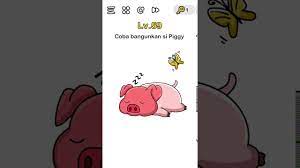 Lihat bagian pada lingkaran biru pada gambar diatas. Brain Out Level 59 Coba Bangunkan Si Piggy Youtube