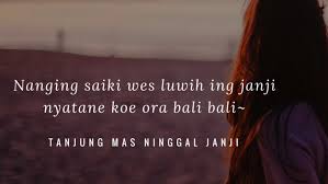 1 kalimat buat mantan | justy aldrin ( resmi mv ). Jangan Baper Inilah 10 Lirik Lagu Campursari Didi Kempot Tentang Cinta Yang Bisa Menyayat Nyayat Hati