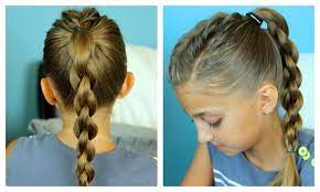 Single Frenchback Into 3d Braid Girls School Hairstyles Hairstyles For School Hair Videos