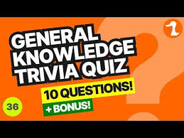 Built by trivia lovers for trivia lovers, this free online trivia game will test your ability to separate fact from fiction. General Knowledge Quiz 10 Trivia Questions Trivia