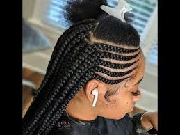 Box braids offer a great opportunity for those that want to extend their hair do many different style. Braid Hairstyles Hairstyles 2020 Female Braids The Trends For New Look Youtube In 2020 African Braids Hairstyles Braided Hairstyles Braids For Black Hair