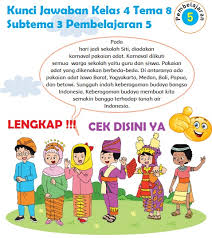 Lengkap Kunci Jawaban Kelas 4 Tema 8 Subtema 3 Pembelajaran 5 Kunci Jawaban Tematik Lengkap Terbaru Simplenews