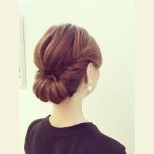 くるりんぱ を応用して可愛く 簡単ヘアアレンジ ギブソンタック の作り方 入学式 ヘアスタイル 成人式 髪型 編み込み 簡単ヘア