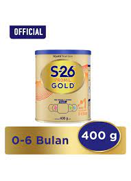 Susu ini mengandung omega 3 dan 6 yang tinggi sehingga dapat membantu perkembangan. S 26 Promil Gold Susu Bubuk Formula Bayi 0 6 Bulan Tahap 1 400g Klikindomaret