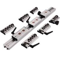 CNC Built-in Double Axis Aluminum Linear Guide Sgr10 Sgr15 Sgr20 Sgr25  Locking Slide Block Dual Shaft Roller Wheel Guide Rail with Sgb 3/4/5  Wheels Block