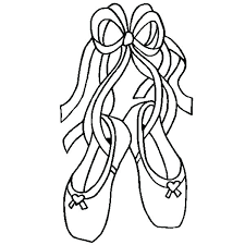 Free ballet coloring pages shoes printable for kids and adults. Easy Drawing Of Ballet Shoes Novocom Top