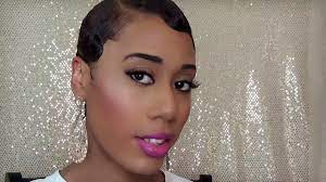 How To Slick Down Finger Waves Short Natural Hair Eco Styler Coconut R Natural Hair Styles Short Natural Hair Styles Slick Hairstyles