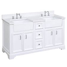 Farmhouse sinks are among the most popular styles of sink available today, so make one the focal point of your kitchen. Zelda 60 Double Bathroom Vanity Walmart Com Walmart Com