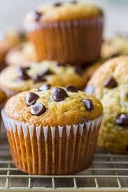 Soft And Moist Banana Muffins With Melty Chocolate Chips Are The Ultimate Treat Bana Banana Chocolate Chip Muffins Banana Dessert Recipes Banana Muffin Recipe