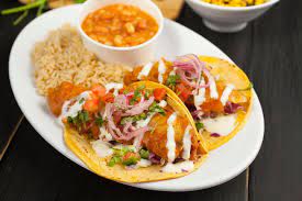 Choice of fish, chicken or shrimp, served with a side of black beans topped with salsa. California Fish Grill 450 Photos 511 Reviews Seafood 24201 W Valencia Blvd Santa Clarita Ca Restaurant Reviews Phone Number Yelp