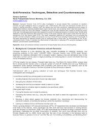 It is a wider concept related to the crimes happening in computer which is against the law. Pdf Anti Forensics Techniques Detection And Countermeasures