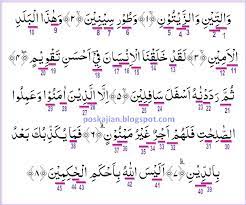 Salaamun hiya hattaa mathla'il fajr(i). Hukum Tajwid Al Quran Surat At Tin Ayat 1 8 Lengkap Dengan
