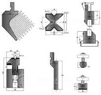 Punches, Dies for Press Brake, Die adaptors - Tool - Tooltech