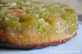 Gateau Rhubarbe Un Jardin Dans Ma Cuisine Recettes De Cuisine Gateau Rhubarbe Recette Tarte Rhubarbe
