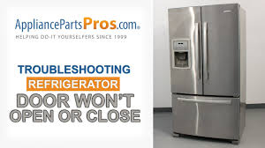 Check spelling or type a new query. Refrigerator Door Won T Open Or Close Top 5 Reasons Fixes Kenmore Whirlpool Ge More Youtube