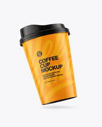 Coffee Cup Mockup In Cup Bowl Mockups On Yellow Images Object Mockups In 2021 Coffee Cups Mockup Cup