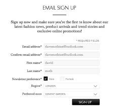 Free sample pack beatmaker essentials. Email Sign Up Forms A Look At How 16 Fashion Retailers Collect Customer Data Econsultancy