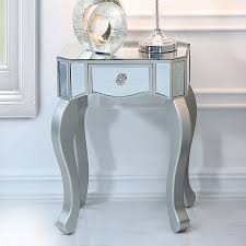 Moving into the horchow bedroom furniture selection, like we mentioned earlier, the brand does mirrored pieces very well, so definitely take a look at the horchow modern mirrored dresser, as well as the 7 drawer. Amelia Mirrored Silver 1 Drawer End Side Table With A Crystal Handle Picture Perfect Home