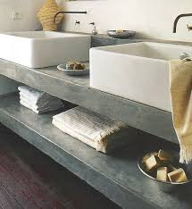concrete bathroom, cement bathroom