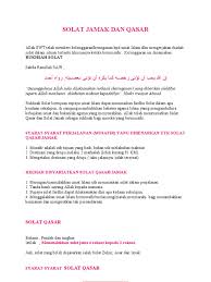 Ketahui cara mudah solat jamak dan qasar. Solat Jamak Dan Qasar