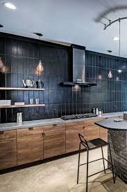 31 Black Subway Backsplash Ideas The Power Of Black Color In 2020 Black Backsplash Black Tiles Kitchen Modern Kitchen Backsplash