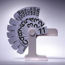 Timming By Enzo Mari Table Calendar Calendar Design Creative Calendar